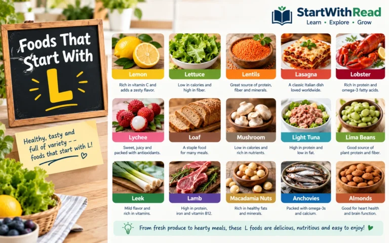 Foods That Start With L